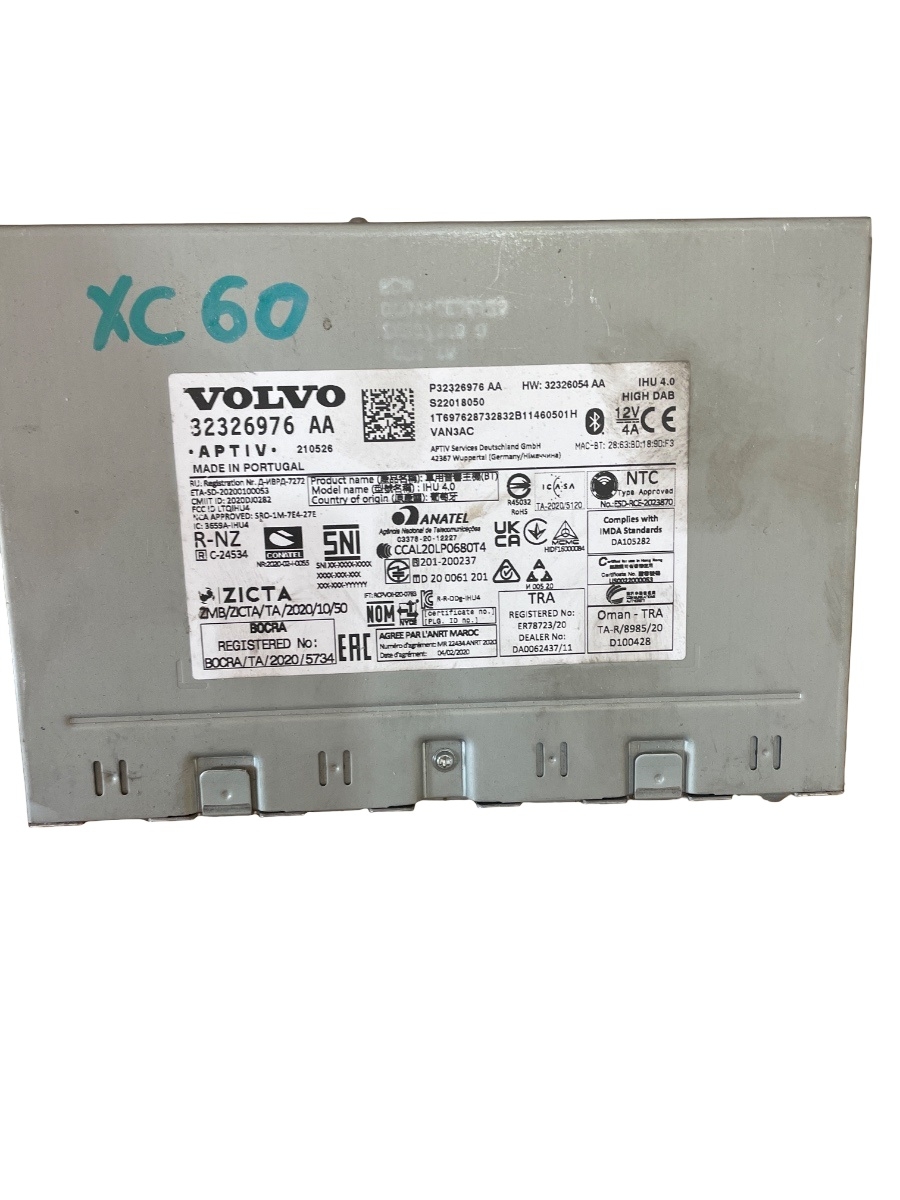 Mappe di navigazione su CD/DVD VOLVO XC60 II 246 2017 - > 32326976