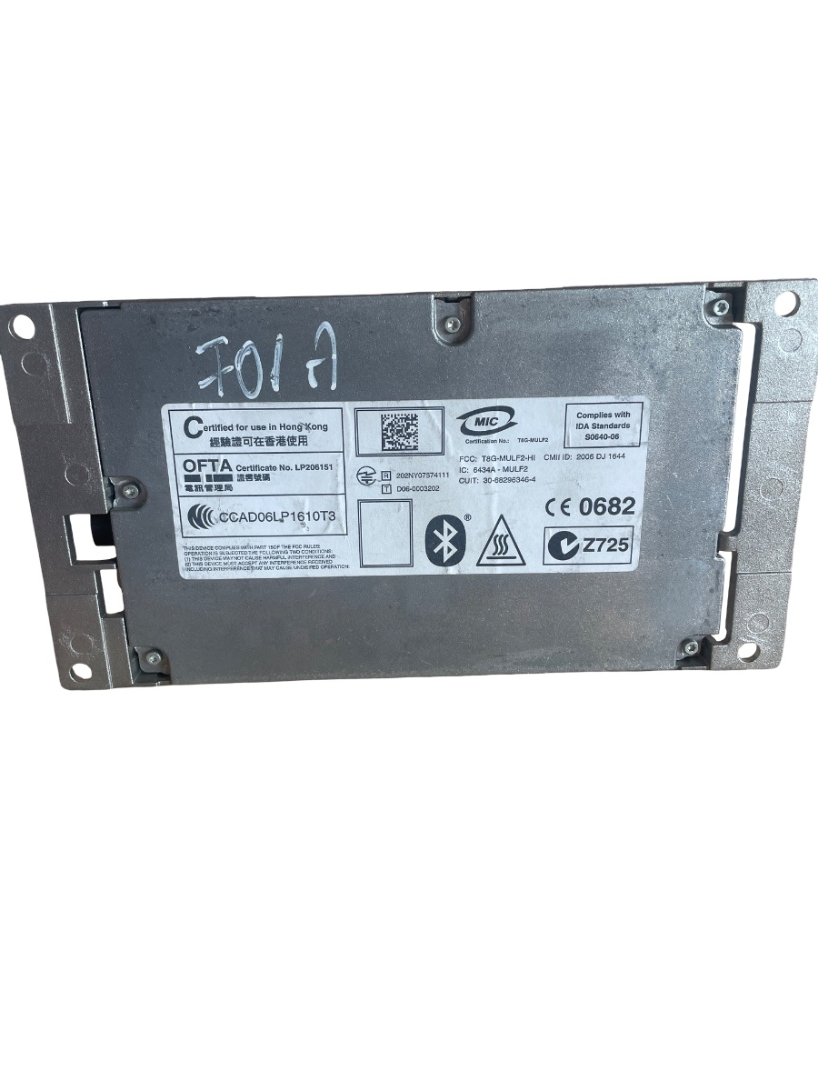 Centralina/modulo bluetooth BMW 7 V F01, F02, F03, F04 2008 - 2015 ccad06lp1610t3