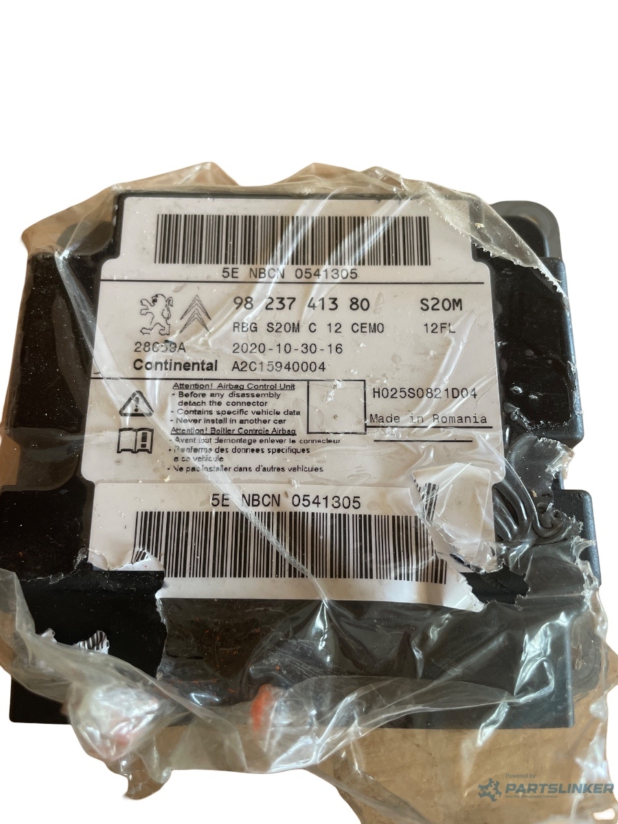 Centralina/modulo airbag OPEL CORSA E X15 2014 - > 9823741380