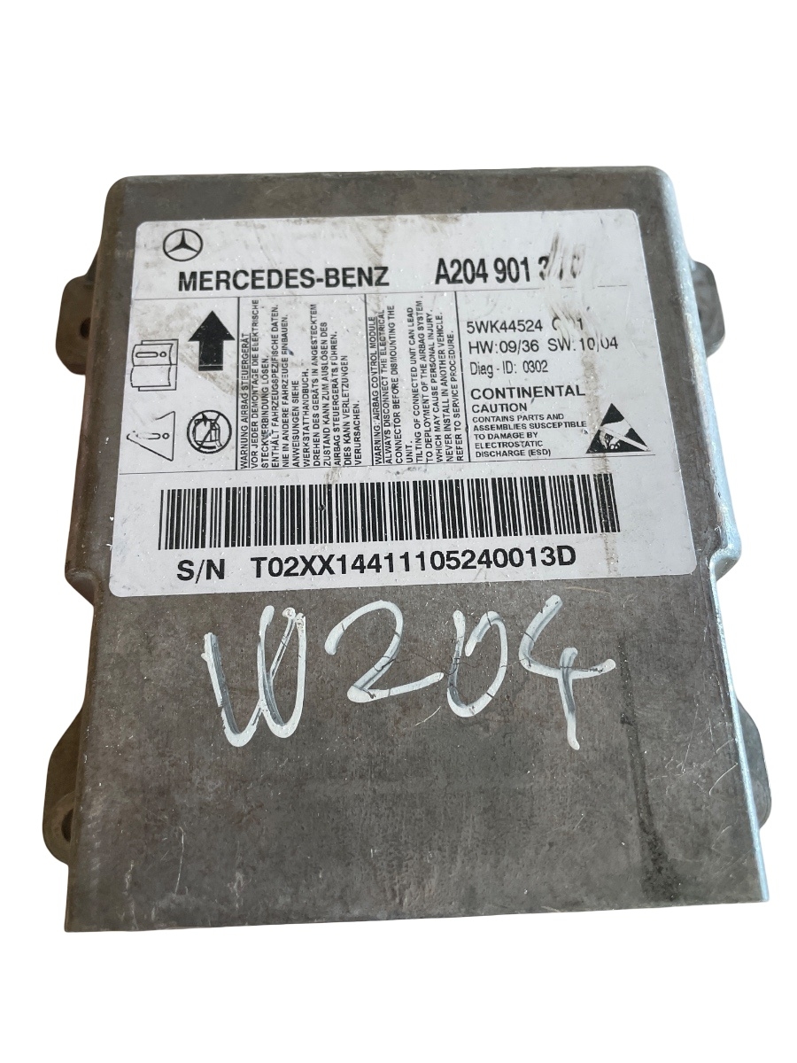 Centralina/modulo airbag MERCEDES-BENZ C-CLASS W204 2007 - 2014 A204901310