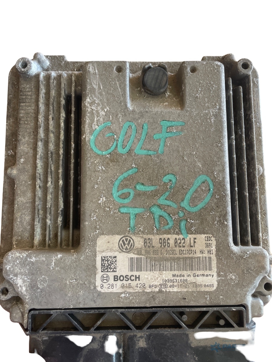 Centralina/modulo motore ECU VOLKSWAGEN GOLF VI Convertible 517 2011 - 2016 03L906022LF