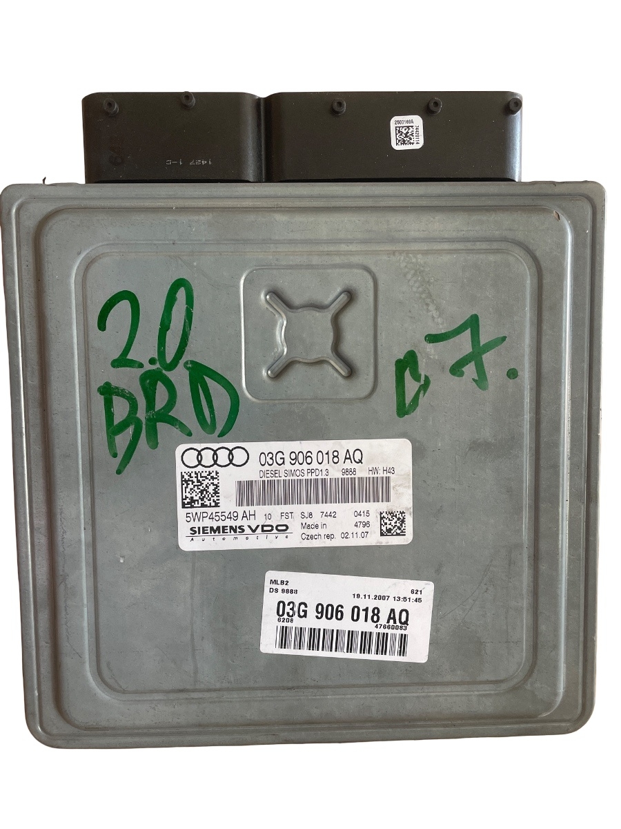 Centralina/modulo motore ECU VOLKSWAGEN PASSAT 362 2010 - 2014 03g 906 018 aq