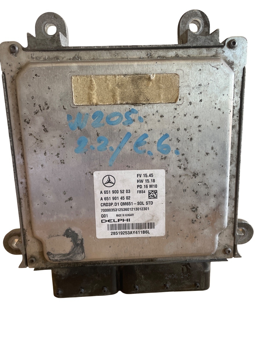 Centralina/modulo motore ECU MERCEDES-BENZ C-CLASS W205 2013 - > a 651 900 52 03