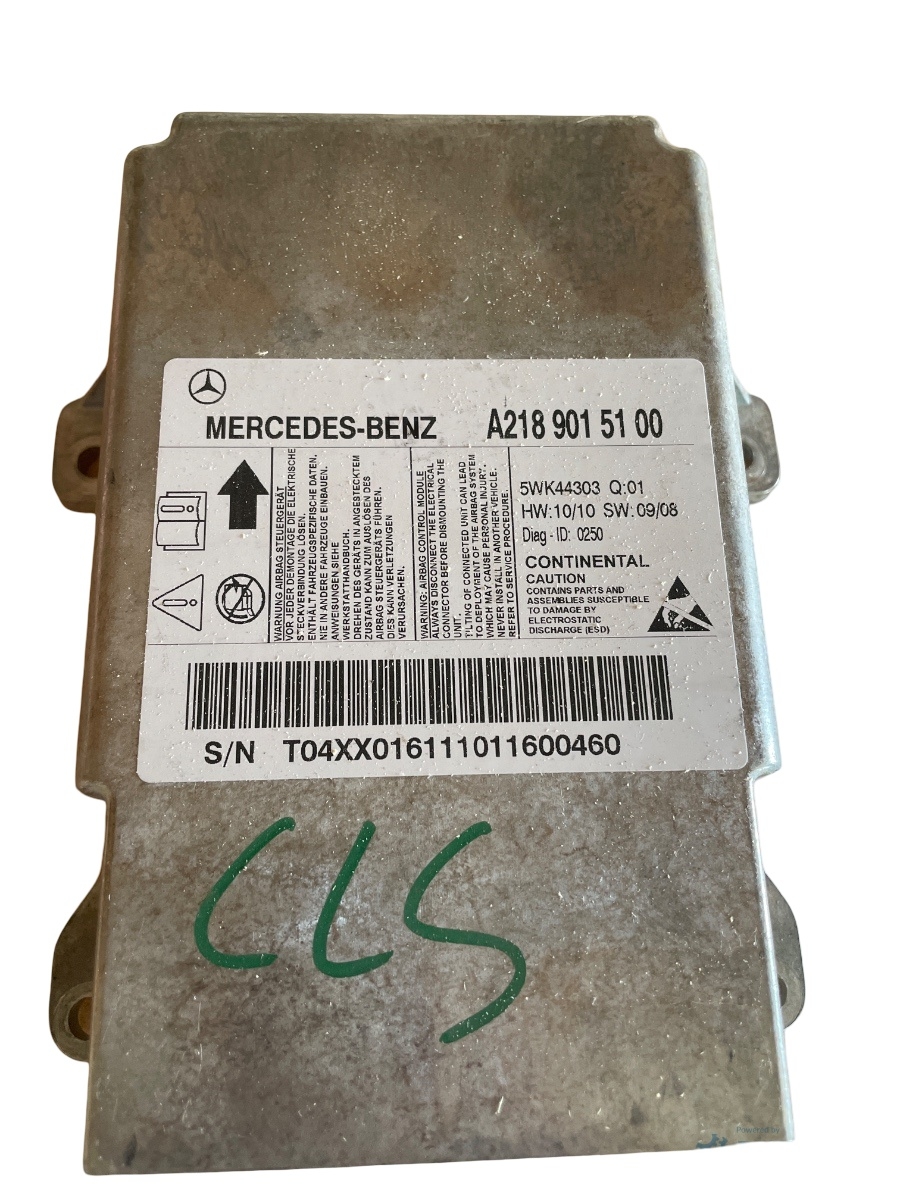 Centralina/modulo airbag MERCEDES-BENZ CLS II C218 2010 - > A2189015100