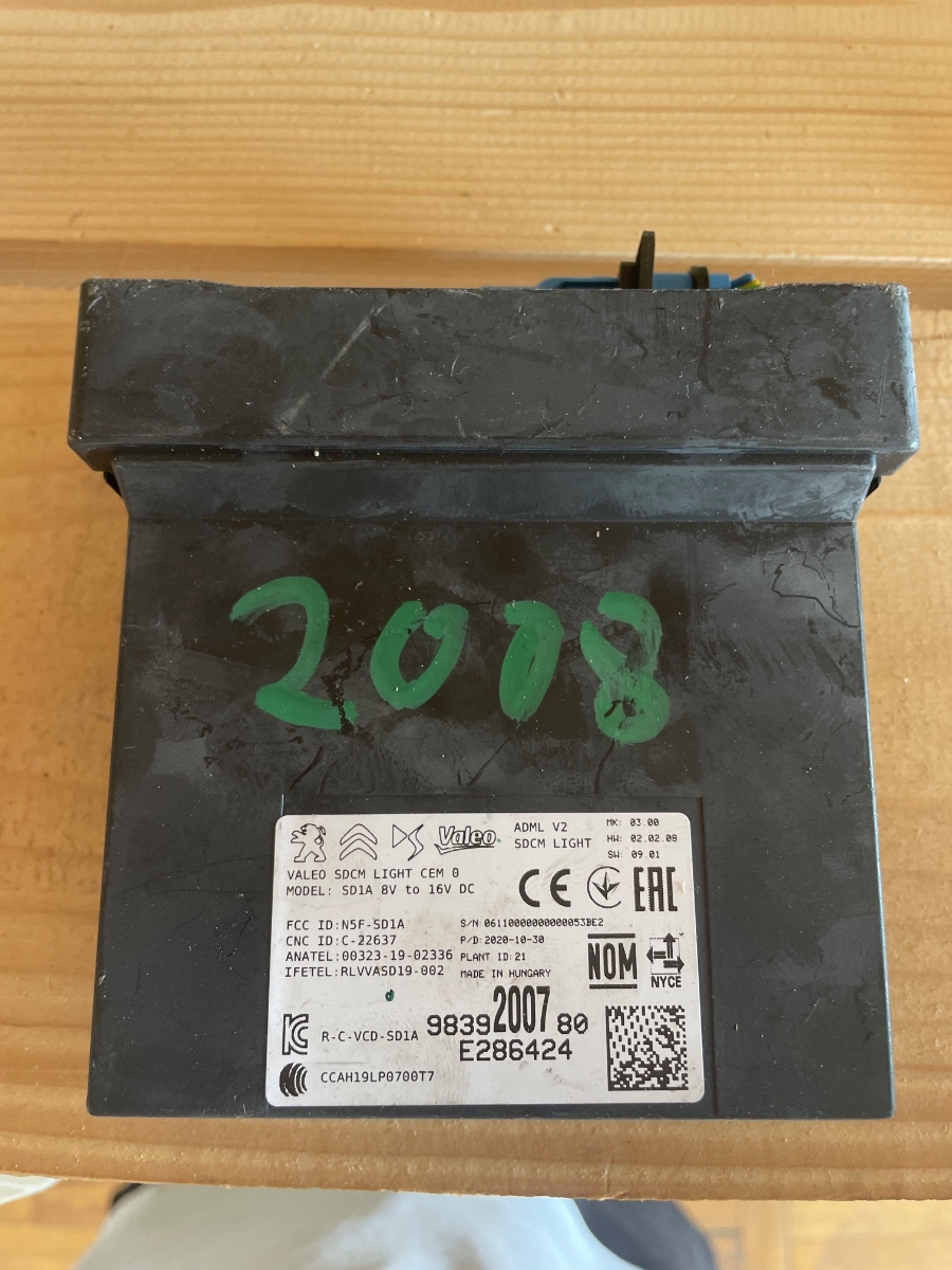 Altre centraline/moduli PEUGEOT 2008 II [ 2019 - 2023 ] 9839200780