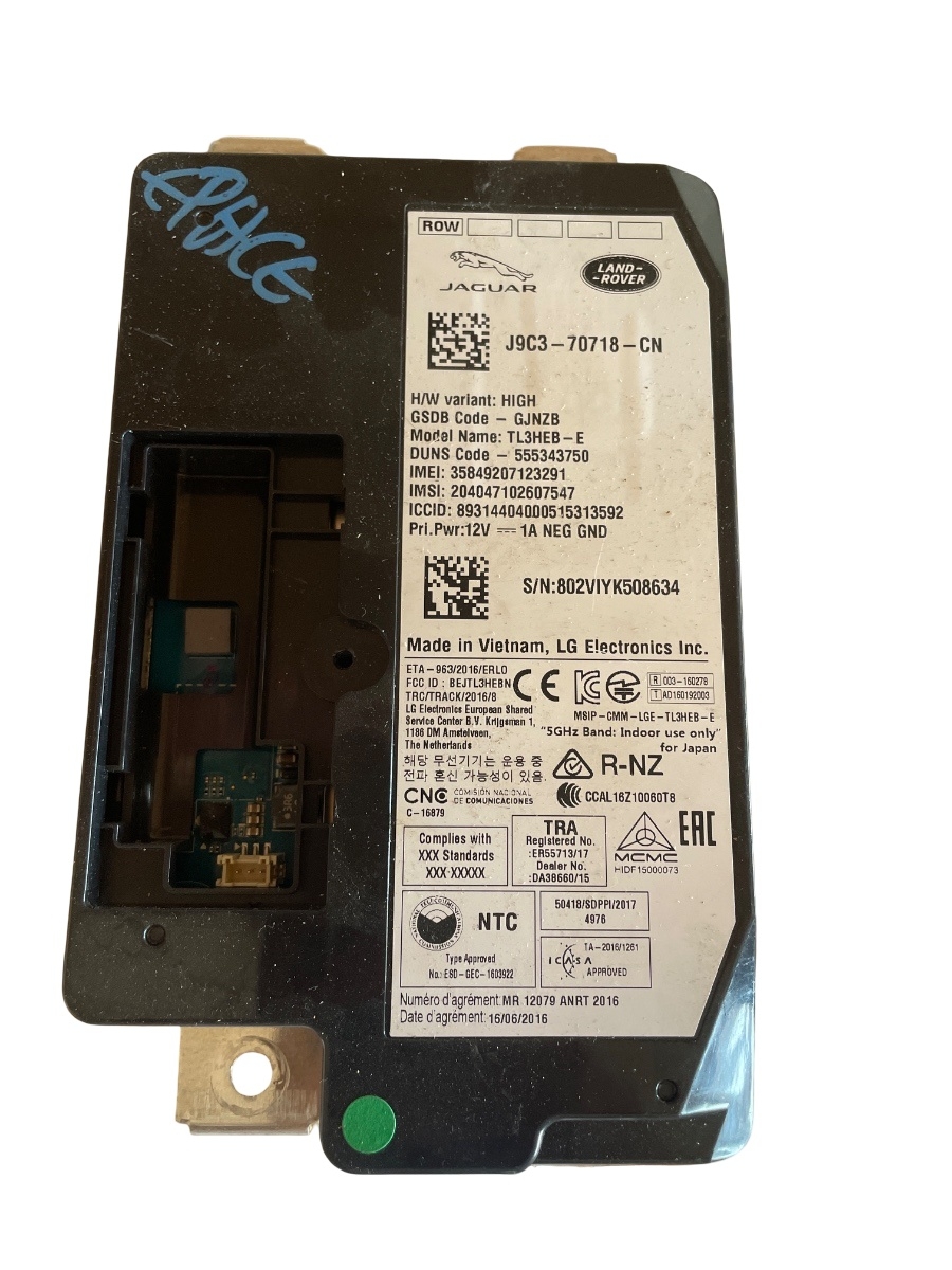 Centralina/modulo bluetooth JAGUAR E-PACE X540 2017 - > J6C3 70718 CN
