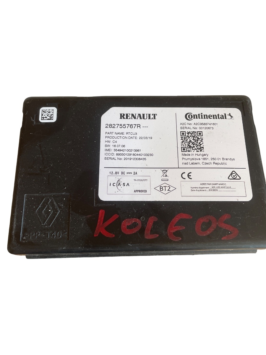Altre centraline/moduli RENAULT KOLEOS II 2016 - > 282755767R