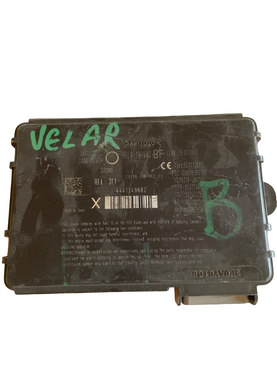 Centralina/modulo keyless go LAND ROVER RANGE ROVER VELAR L560 2017 - > HPLA19H440