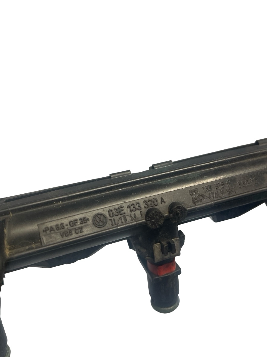 Rampa + injectoare VOLKSWAGEN POLO 9N_ 2001 - 2012 1.2i 03E133320A – foto 3