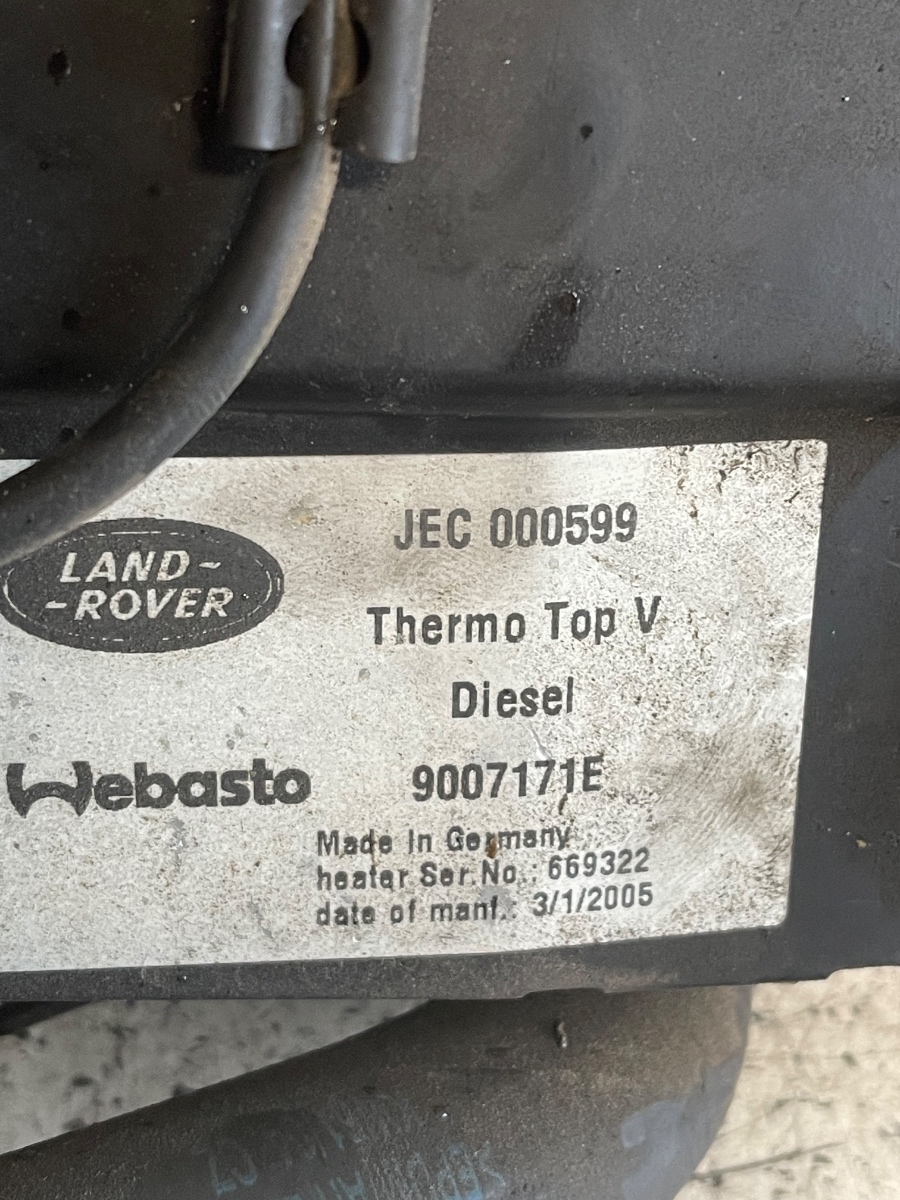 Webasto LAND ROVER RANGE ROVER SPORT LS_, L320 2005 - 2013 2.7 D 4x4 276DT 9007171E – foto 3