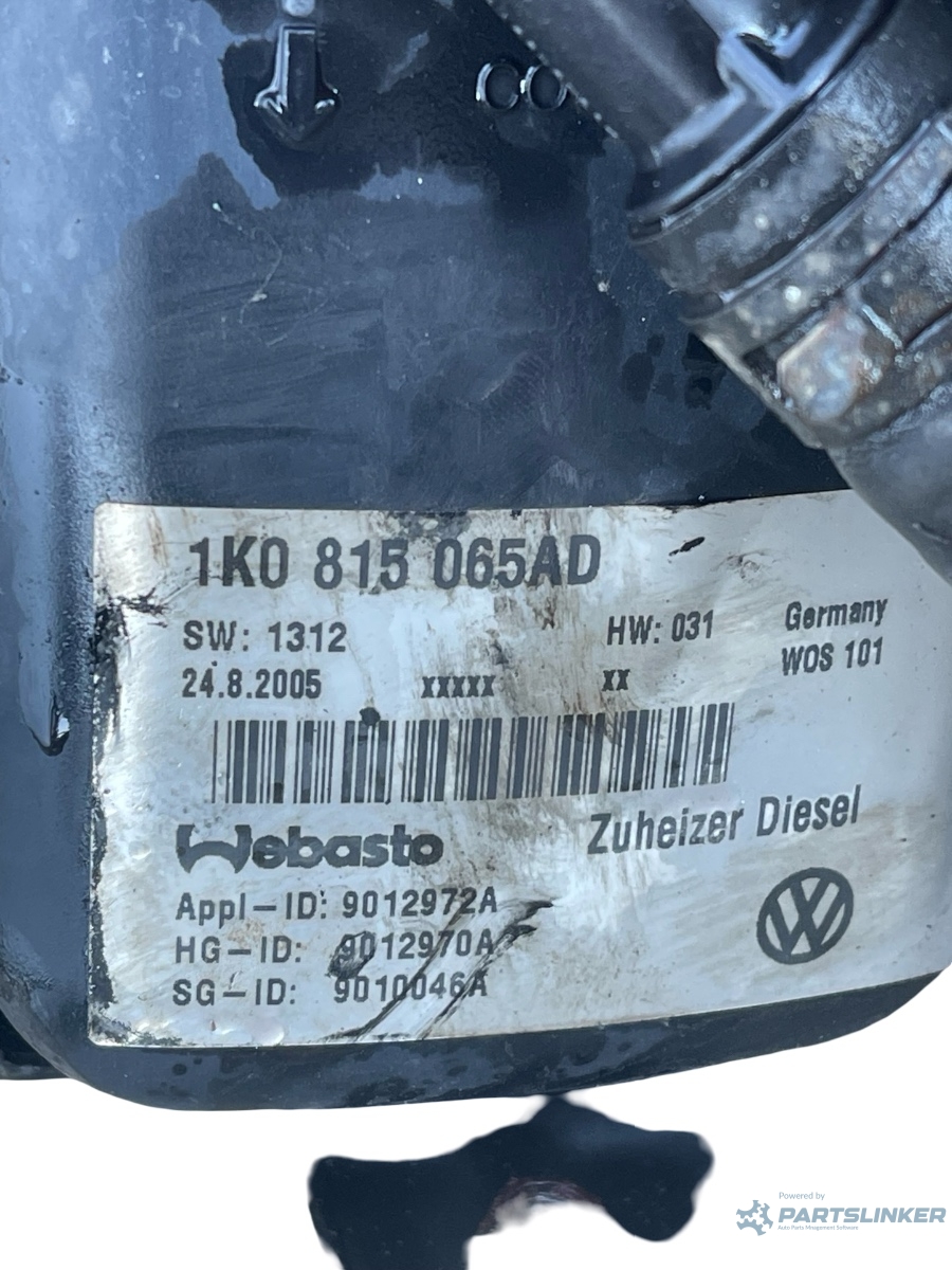 Webasto VOLKSWAGEN TOURAN 1T1, 1T2 2003 - 2010 1.9 TDI BKC 1K0815065AD – foto 2