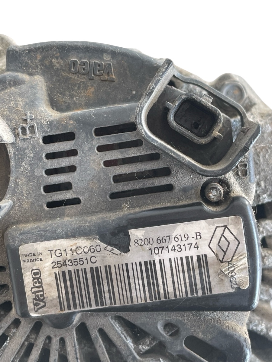 Alternator RENAULT MEGANE II BM0/1_, CM0/1_ 2001 - 2012 1.4i 8200667619 – foto 3