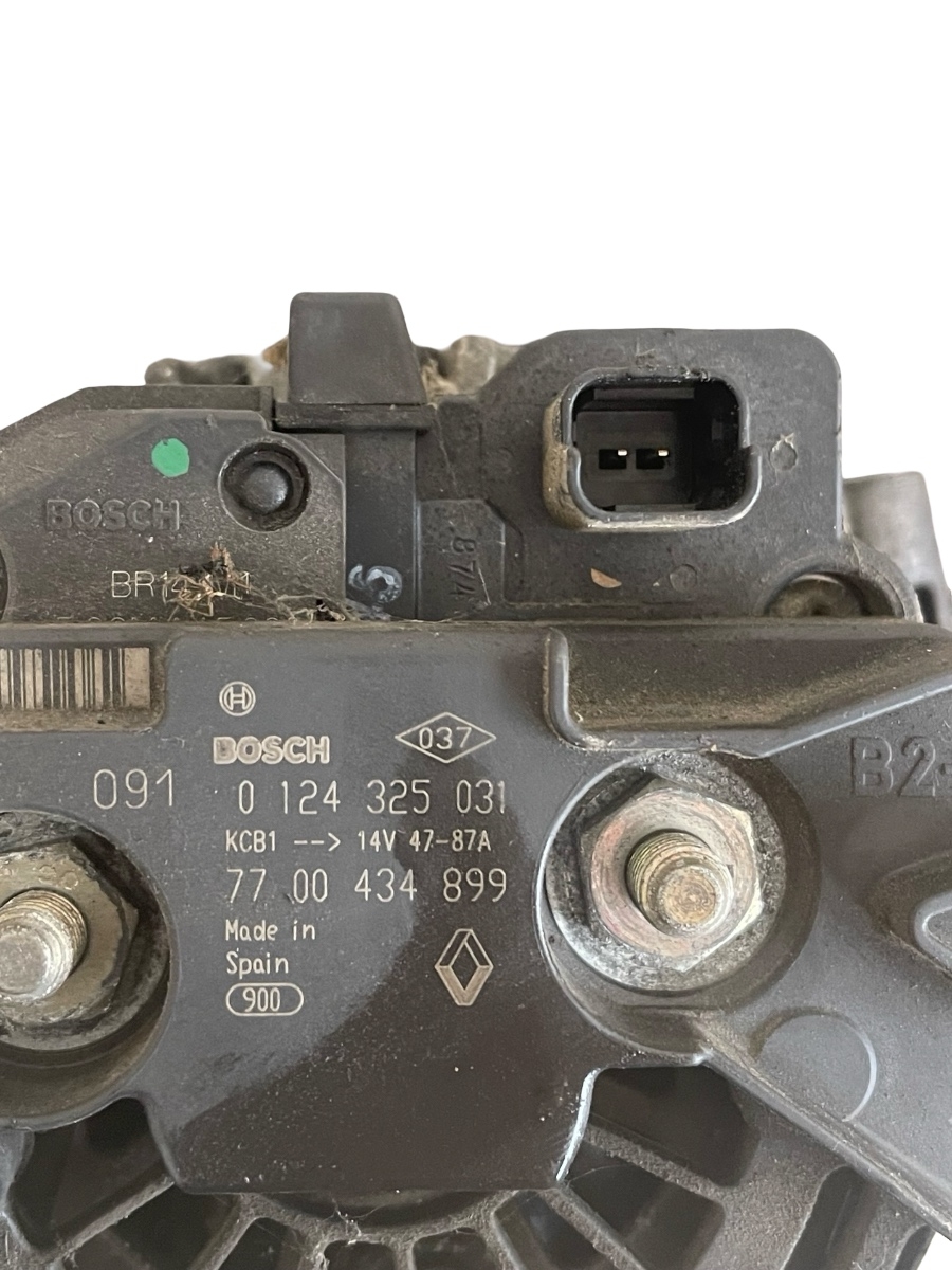 Alternator RENAULT SCENIC I JA0/1_, FA0_ 1999 - 2003 1.6 K4M 7.. 0124325031 – foto 2