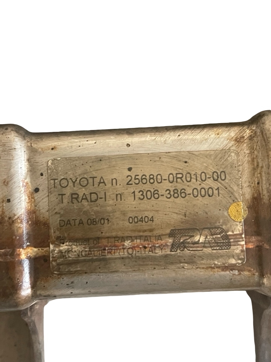 Racitor gaze + galerie evacuare TOYOTA COROLLA Verso ZER_, ZZE12_, R1_ 2004 - 2009 2.2 D-4D 2AD-FTV 25680-0R010-00 – foto 2