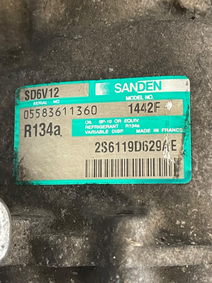 Compresor  AC FORD FIESTA V JH_, JD_ 2001 - 2010 1.4TDCI 2S6119D629AE – foto 3