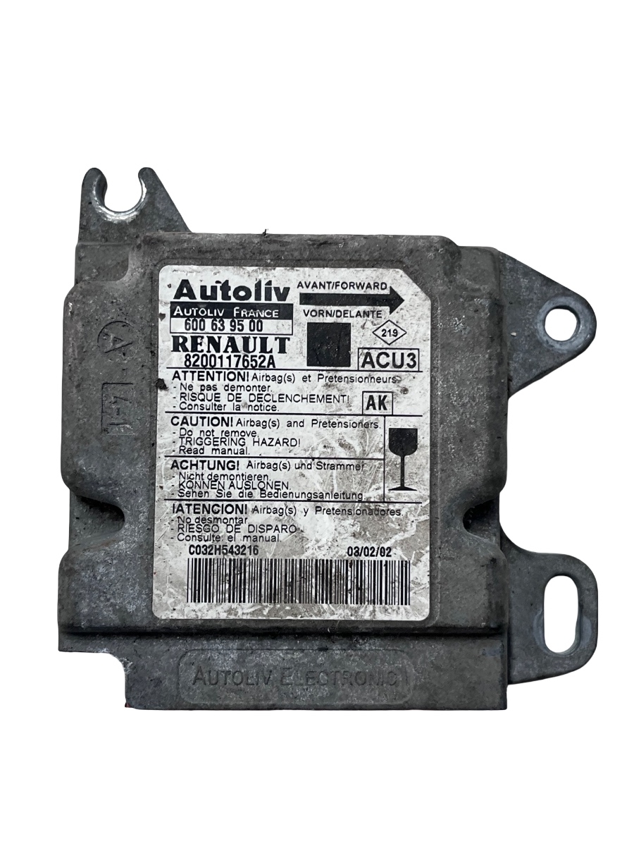 Calculator airbag RENAULT SCENIC I JA0/1_, FA0_ 1999 - 2003 8200117652A