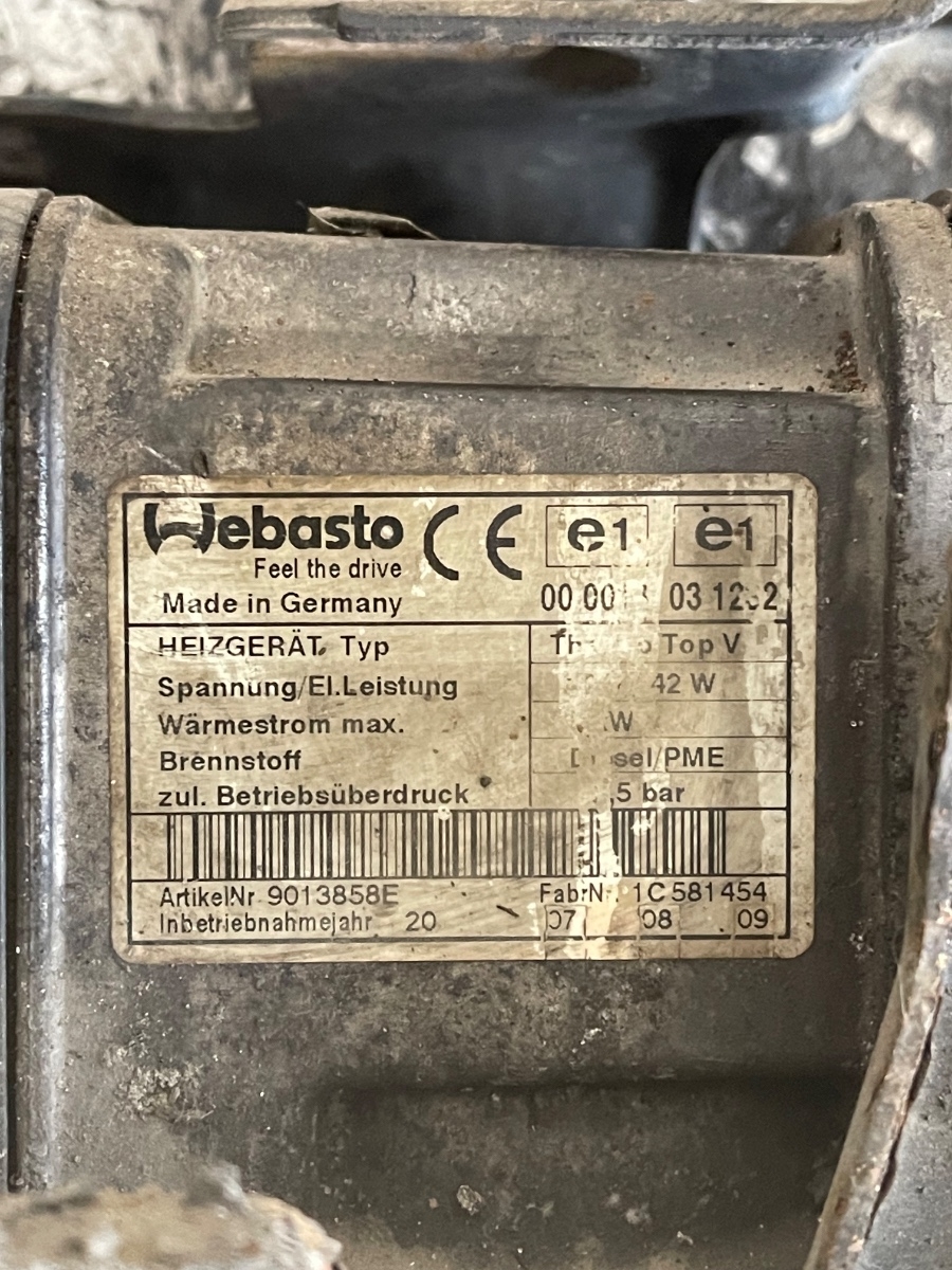 Webasto VOLKSWAGEN TOURAN 1T1, 1T2 2003 - 2010 2.0 TDI BMM 1K0815065AG – foto 3